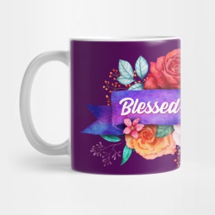 Blessed Nana design with watercolor roses Mug